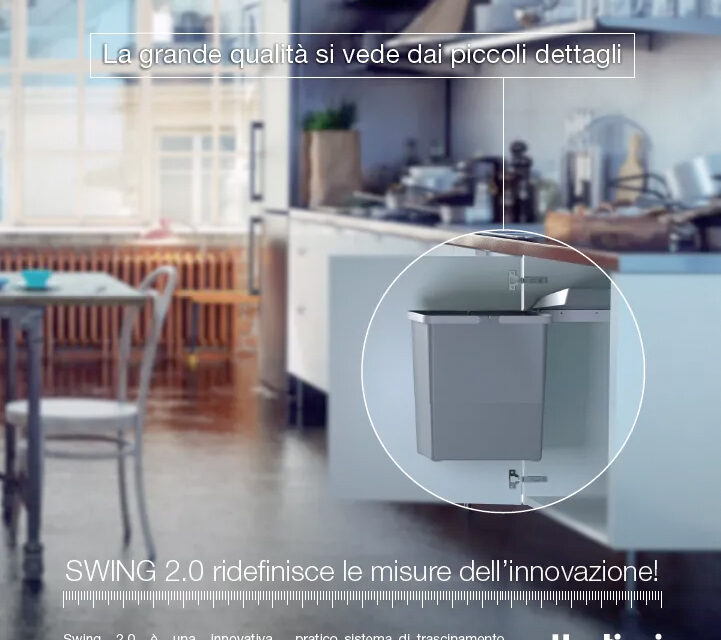 SWING 2.0 featured in “Ambiente Cucina” and “Progetto Cucina”